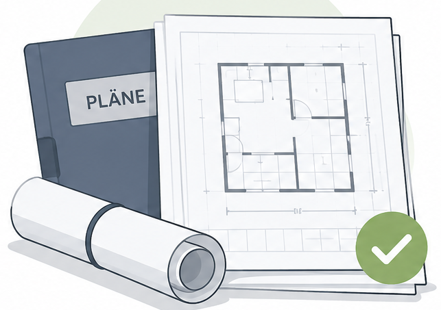 Pläne liegen vor. 